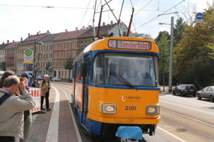 40 Jahre Internationaler Freundeskreis der Zugbegleiter Sektion Deutschland in Leipzig
(23.- 26.09.2019) Leipzig Stadtrundfahrt mit der Tatra-Straenbahn am 24.09.2019 (003)